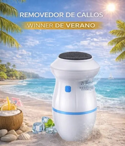 Removedor Eléctrico de Callos Portátil 2 en 1 – Uso con Pilas o Conectado